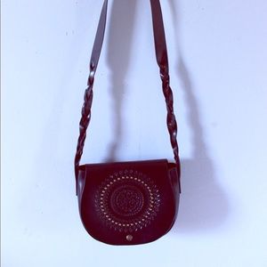 Small black messenger bag